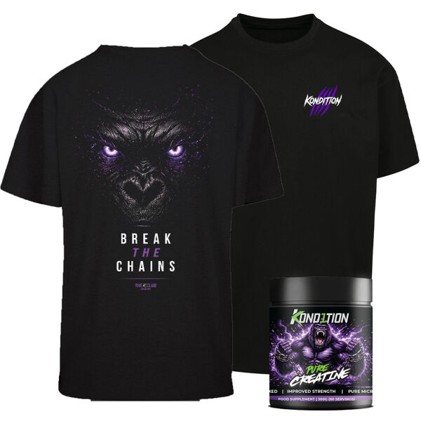Kondition - Heavy oversized tee +  creatine Thumbnail